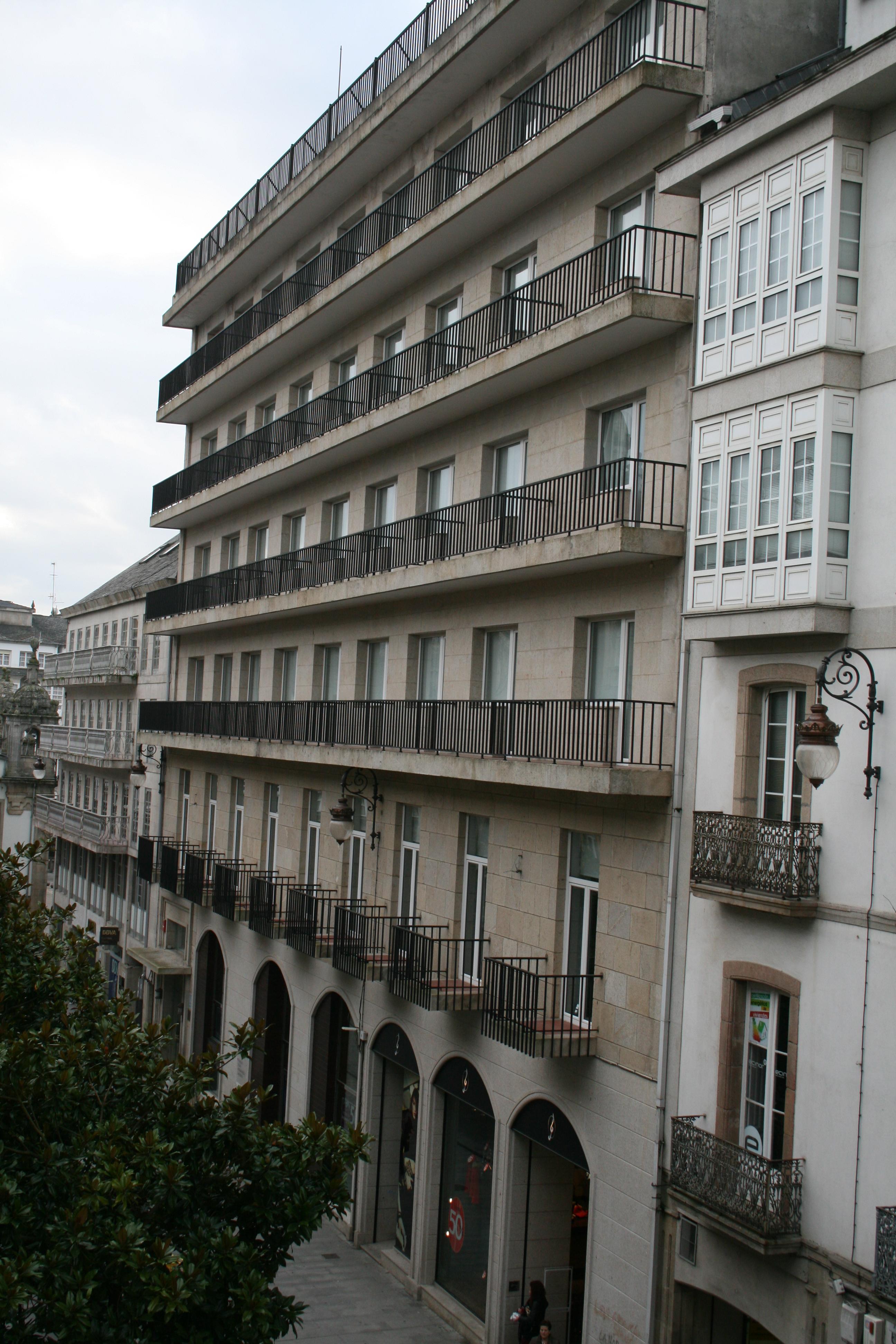 Hotel Mendez Nunez Lugo Exterior foto